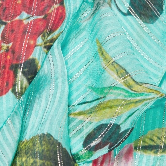 NWT Rococo Sand Coastal Print Wrap Dress L - Picture 7 of 15